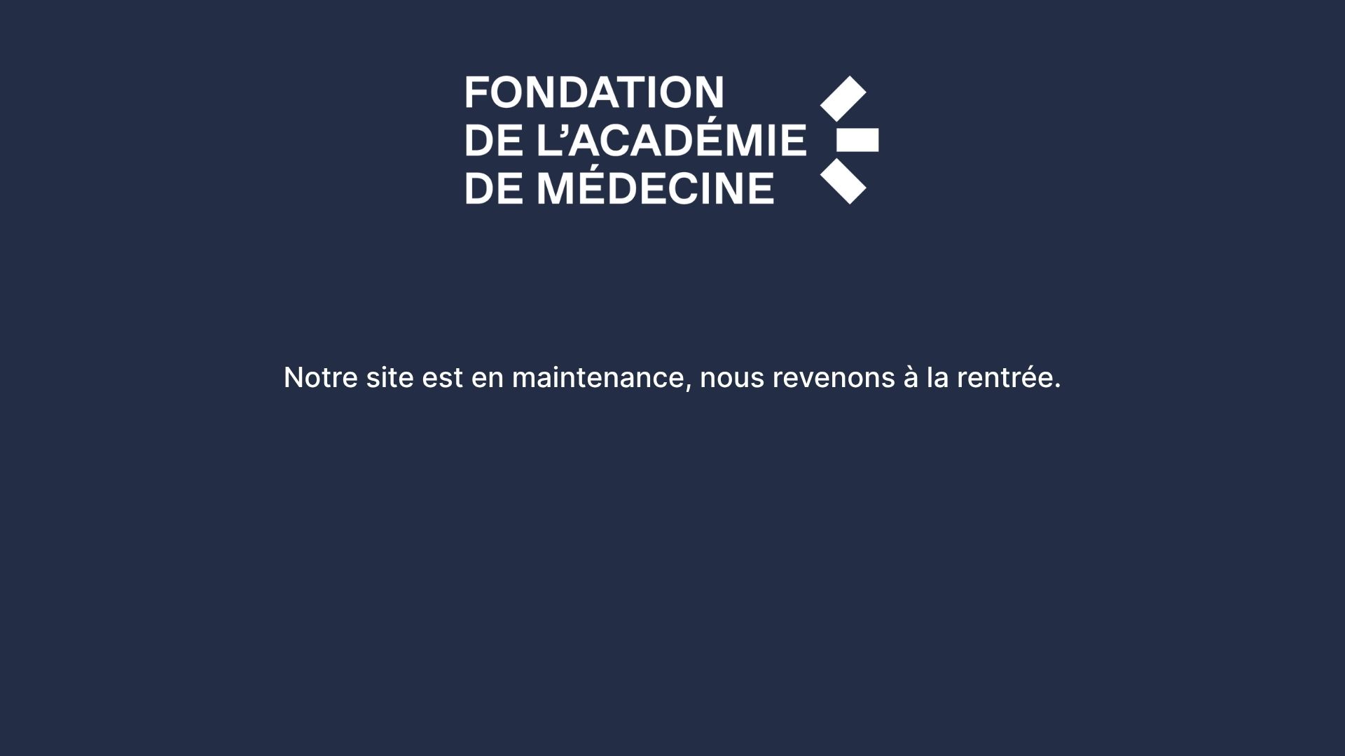 Fondation de l'Académie de Médecine Sensibiliser, prévenir, innover pour favoriser l’accès au meilleur de la santé Fondation de l'Académie de Médecine Sensibiliser, prévenir, innover pour favoriser l’accès au meilleur de la santé